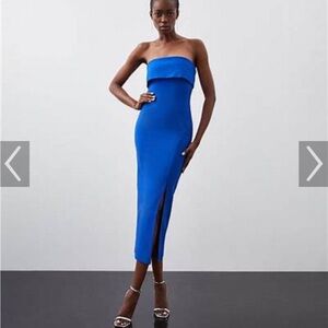 Gorgeous NWT Karen Millen Cocktail Dress with front slit size XS